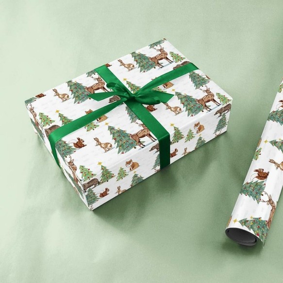 picture of eco friendly christmas wrapping paper