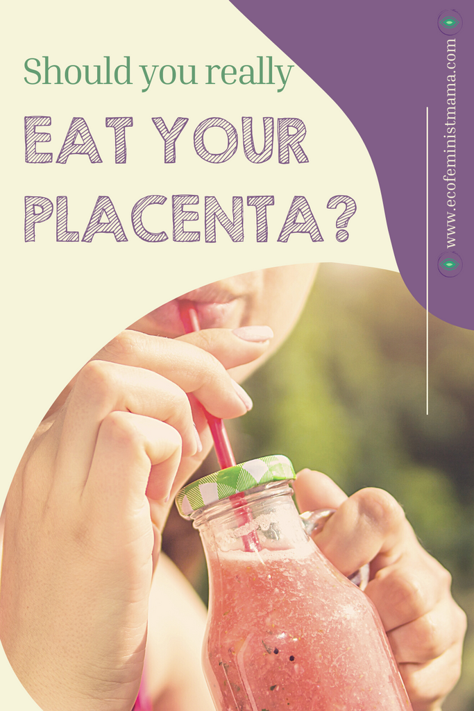Placenta eating Pinterest pin
