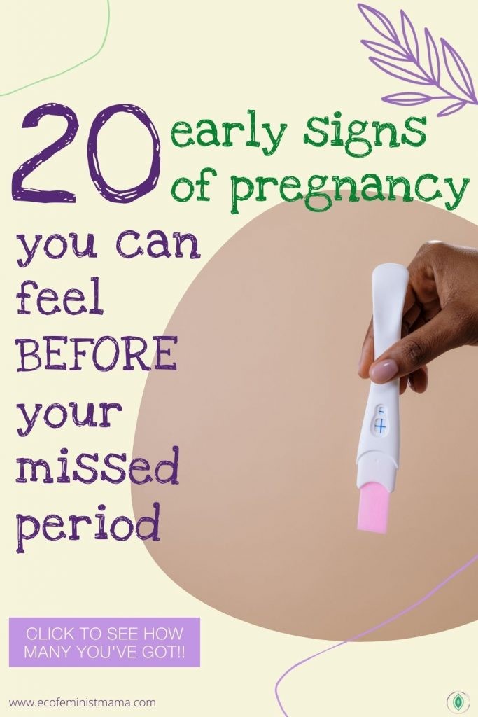 early signs of pregnancy