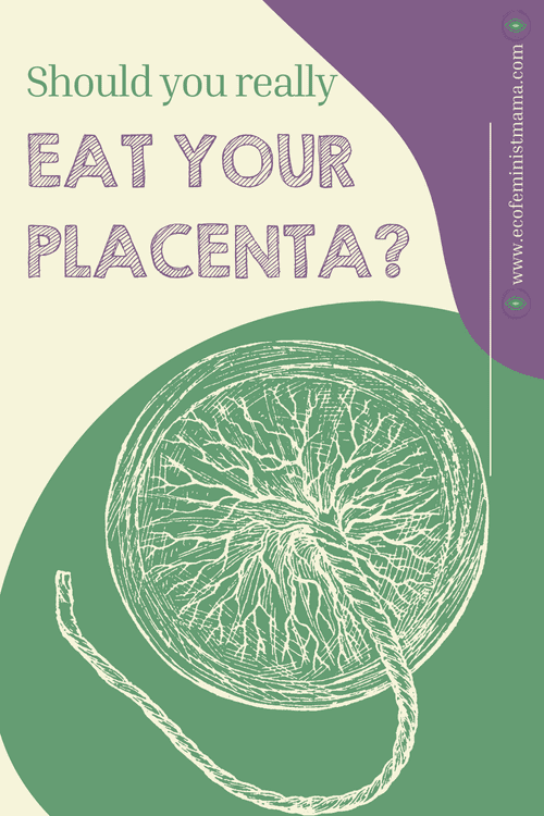 Placenta eating Pinterest pin