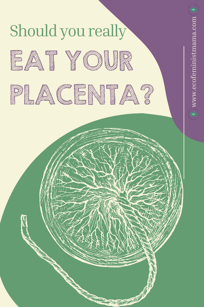 Placenta eating Pinterest pin